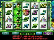 Green Lantern Slots Stacked Wild Win