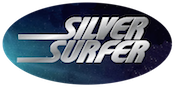 Silver Surfer Slots Logo Large