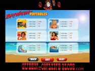 Baywatch Slots Pay Table