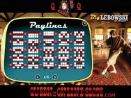 Big Lebowski Slots Paylines