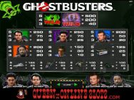 Ghostbusters Slots Pay Table