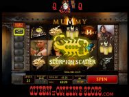 The Mummy Slots Scorpion Scatter