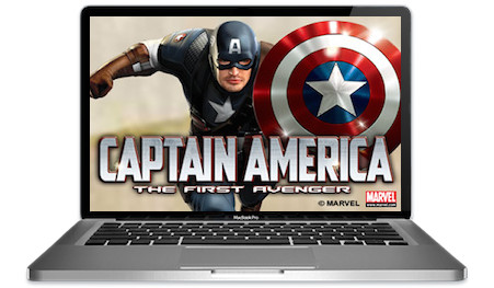 Captain America Slots Main Image