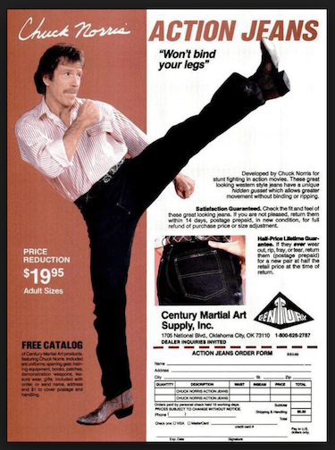 Chuck Norris Action Jeans