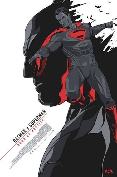 Batman v Superman Slant Poster