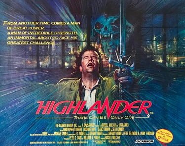 Highlander Original Movie Poster