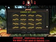 Jumanji Slots Paylines