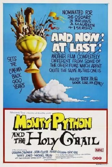 Monty Python Holy Grail Original Movie Poster