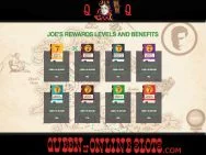 Joe Fortune Reward Levels