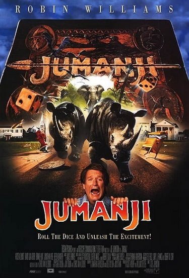 Jumanji Official Movie Poster 1995