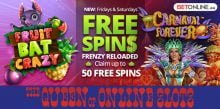 Free Spins at BetOnline Casino for May 2019