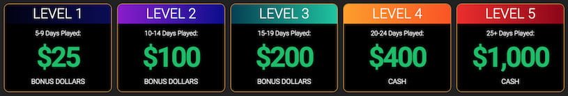 Wild Casino Hot Streak Levels