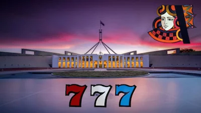 Australian Parliament at Sunset