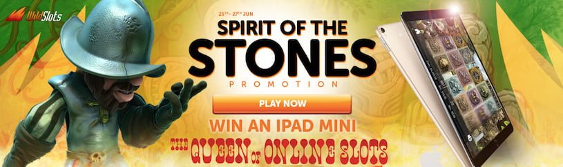 Spirit of the Stones Promotion at WildSlots